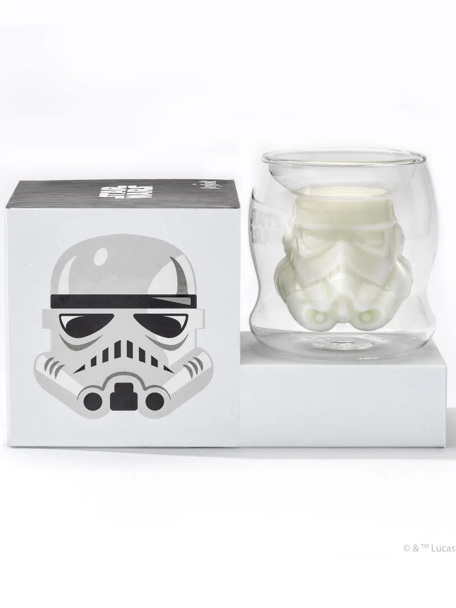 Стакан для напитков Star Wars с 3D-изображением шлема штурмовика и двойными стенками, объемом 6,5 — изображение 1 из 3