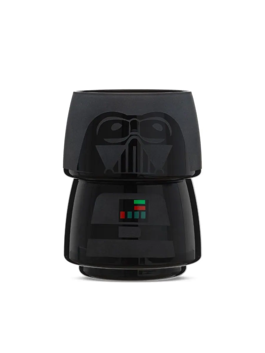 Набор из 8 стаканов Star Wars с изображением Дарта Вейдера, которые можно ставить друг на друга — изображение 1 из 5, черный