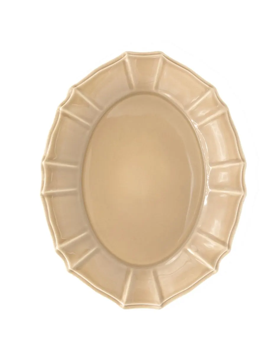 Овальное блюдо Хлои Euro Ceramica — изображение 1 из 3, тауп