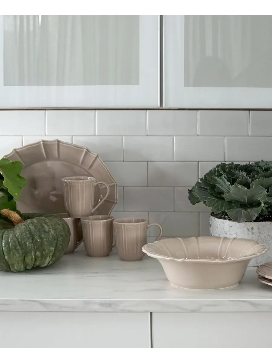 Овальное блюдо Хлои Euro Ceramica — изображение 3 из 3, тауп