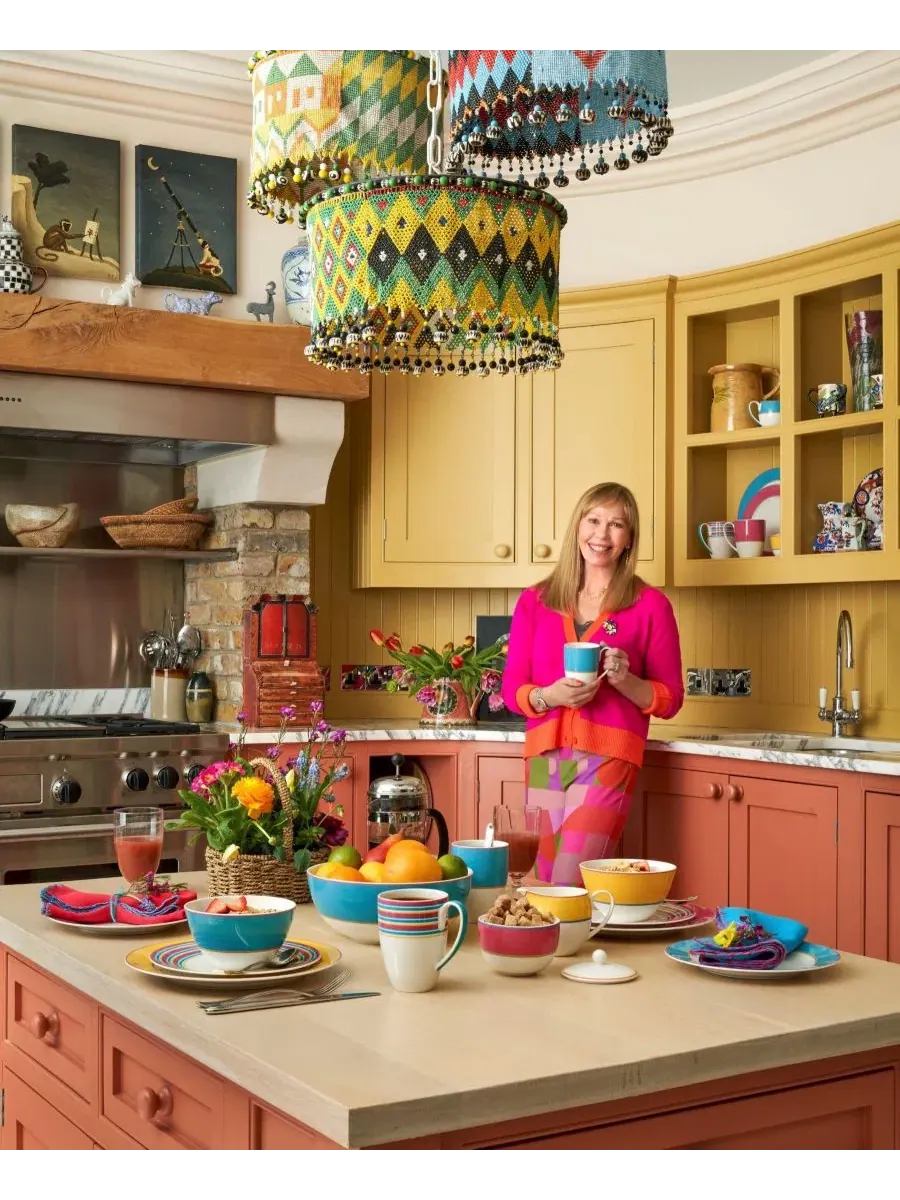 Набор посуды Calypso Collection Kit Kemp for Spode — изображение 9 из 10, розовый