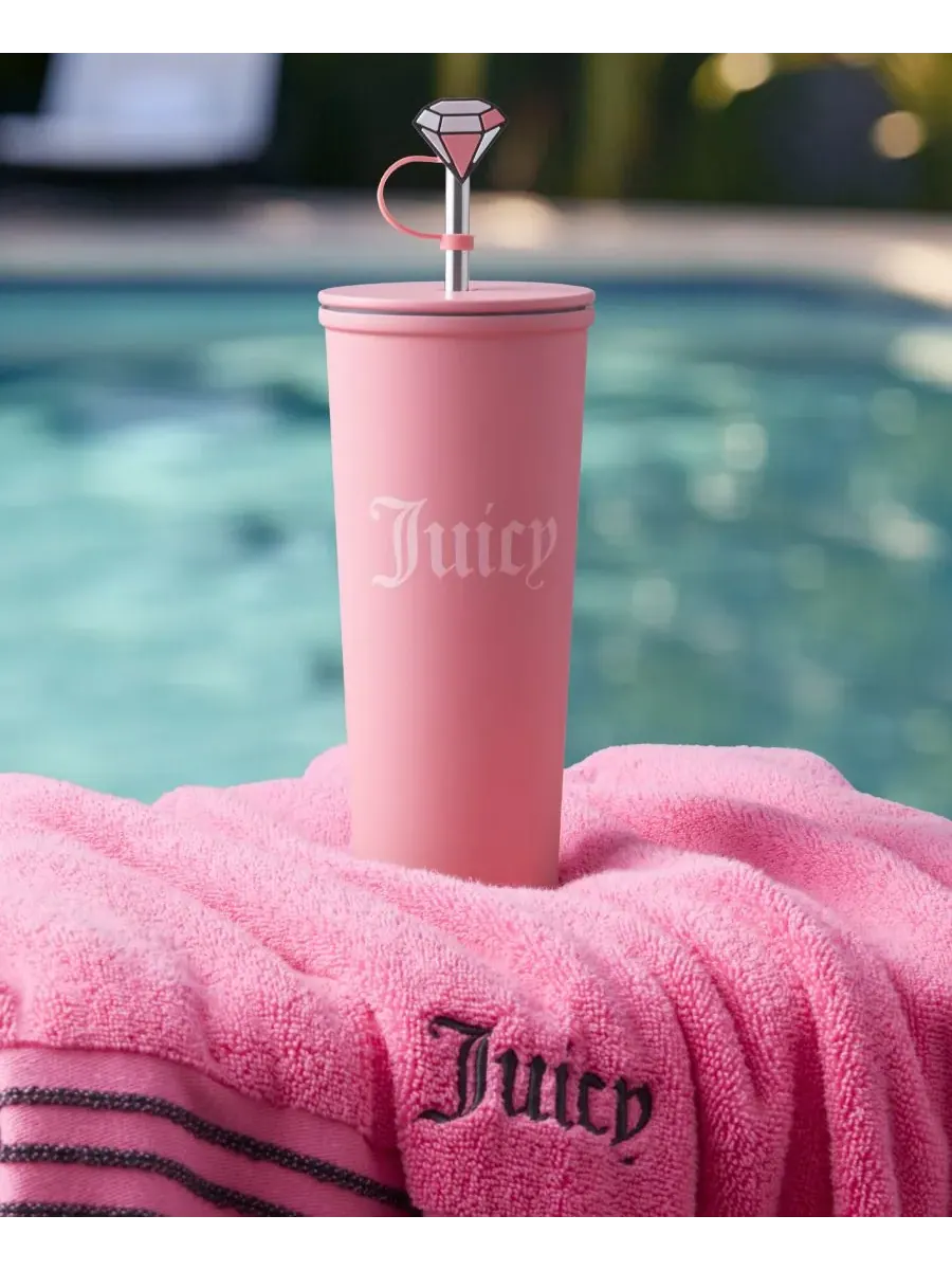 Набор из 6 стаканов из нержавеющей стали Juicy Couture — изображение 2 из 8, розовый
