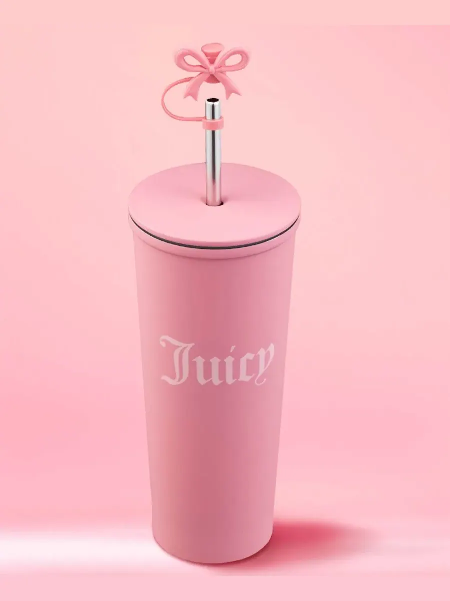 Набор из 6 стаканов из нержавеющей стали Juicy Couture — изображение 3 из 8, розовый