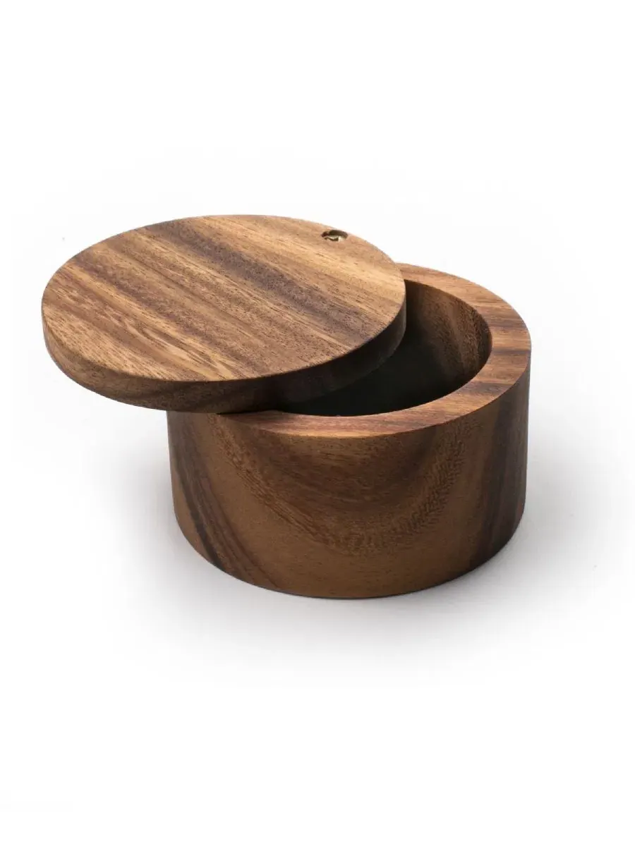Солонка, 10 см, с крышкой, Appalachian Ironwood — изображение 1 из 3, вид древесины