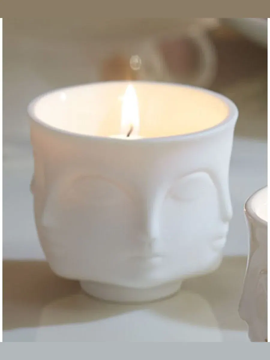 Подсвечник Muse Votive 3" Geometric Jonathan Adler — изображение 3 из 3, белый