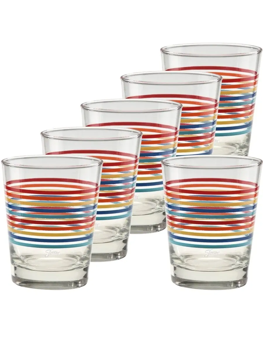 Набор из 6 стаканов для виски Double Old Fashioned, 440 мл Fiesta — изображение 1 из 3, мульти