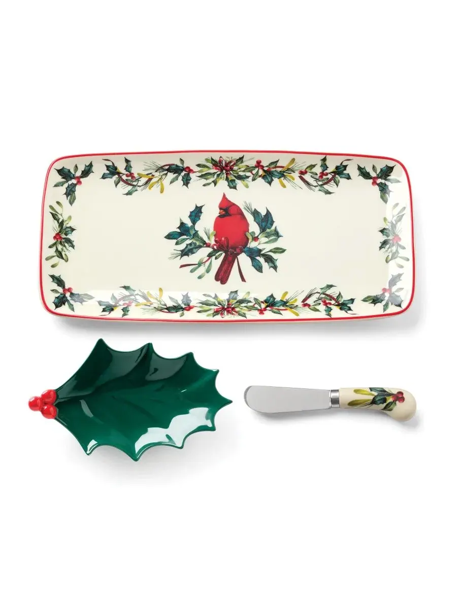 Набор для сервировки Lenox Winter Greetings из 3 предметов — изображение 1 из 5, мульти