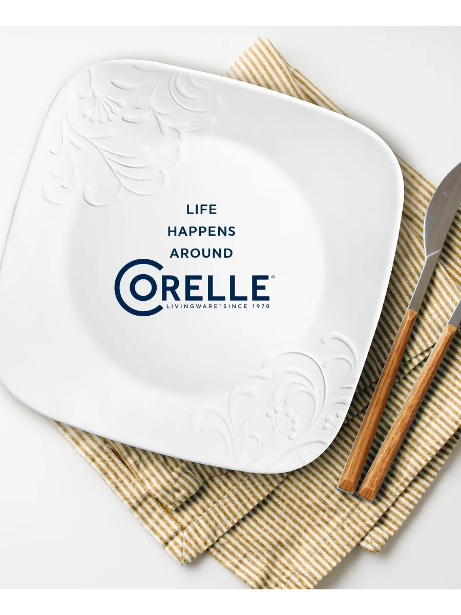 Набор посуды Cherish Square из 16 предметов, на 4 персоны Corelle — изображение 5 из 7, белый