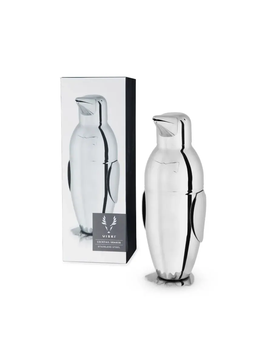 Коктейльный шейкер Irving Penguin, 0,5 л Viski — изображение 5 из 7, серебряный
