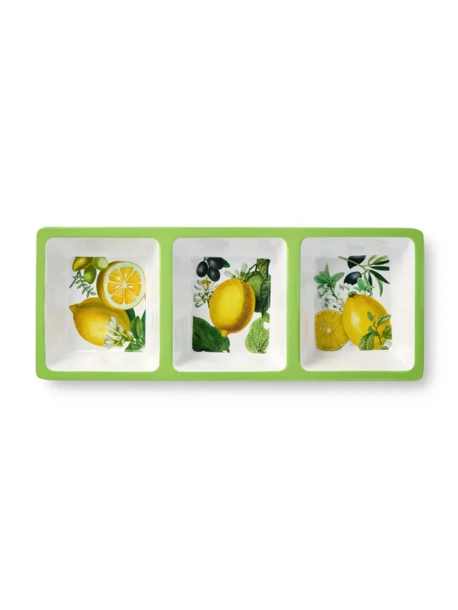 Набор посуды из меламина Limone, 3 предмета Certified International — изображение 3 из 7, нет цвета