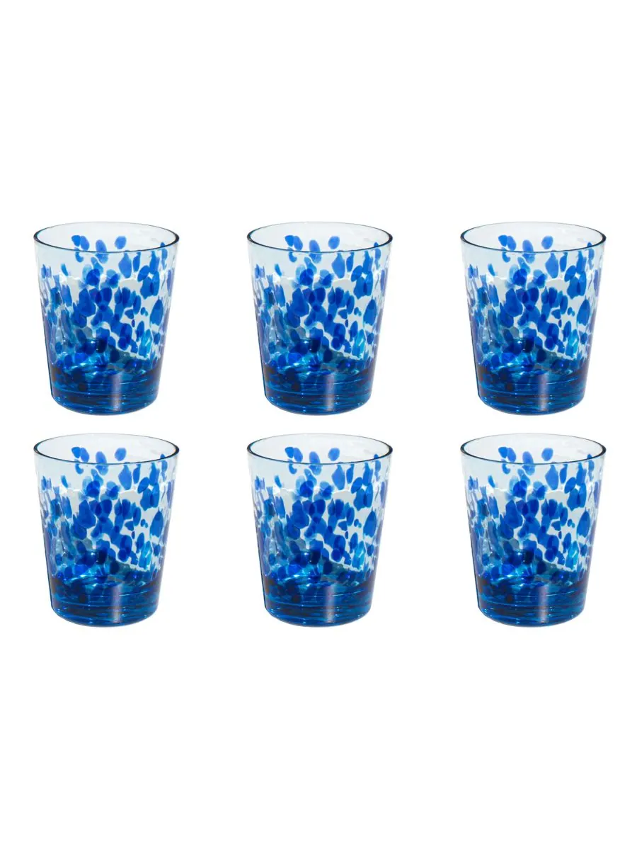 Набор из 6 стаканов Talavera Abode Homewares — изображение 1 из 5, синий