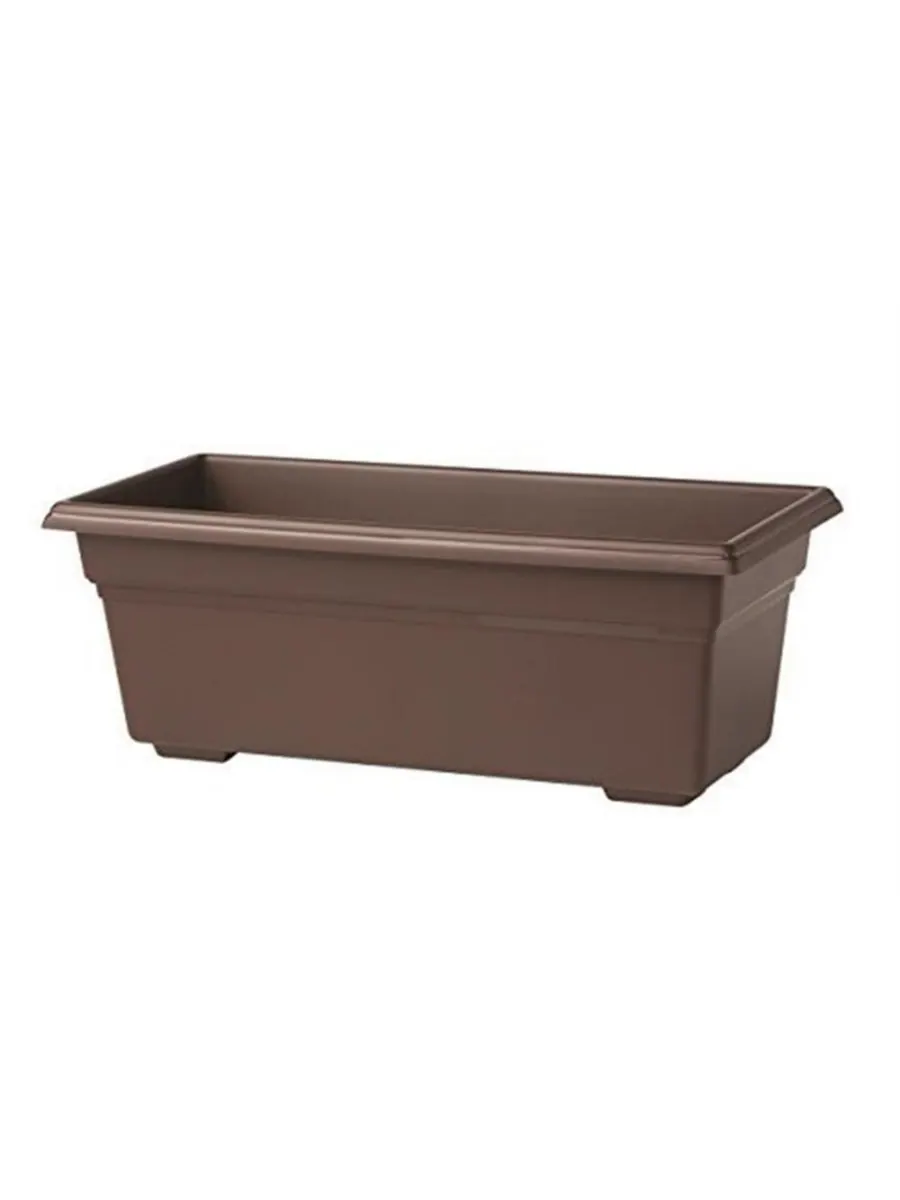 Novelty Кашпо Countryside Flower Box, коричневое, 18 дюймов — изображение 1 из 3, коричневый