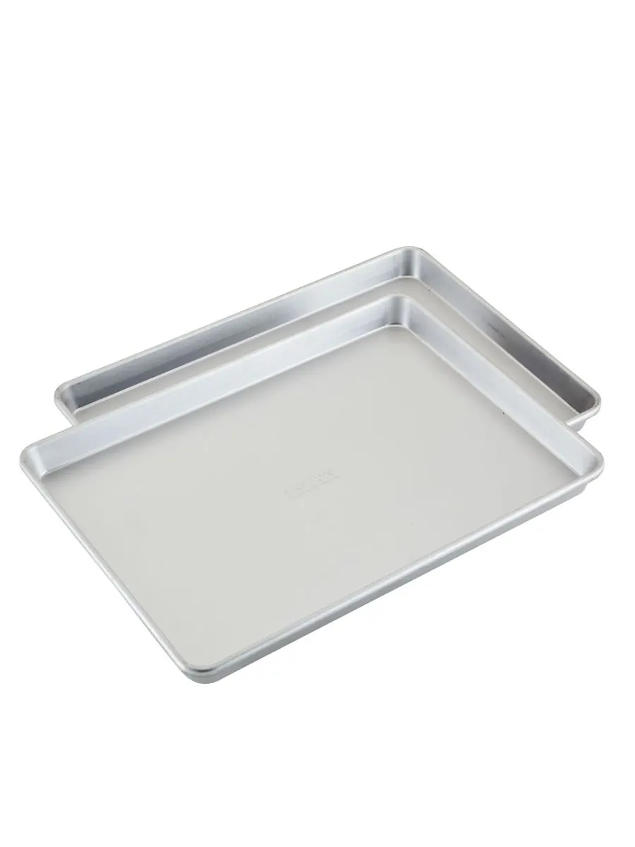 Набор из двух противней Pro-Bake Bakeware из алюминированной стали (половина противня) Anolon — изображение 4 из 10