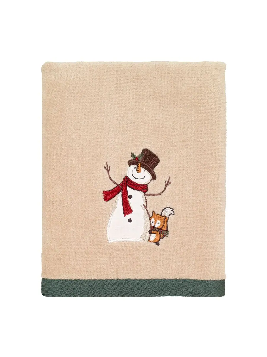 Хлопковое полотенце для рук Friends Gather Holiday, 40 см x 76 см Avanti, Tan, Hand Towels — изображение 1 из 1, бежевый
