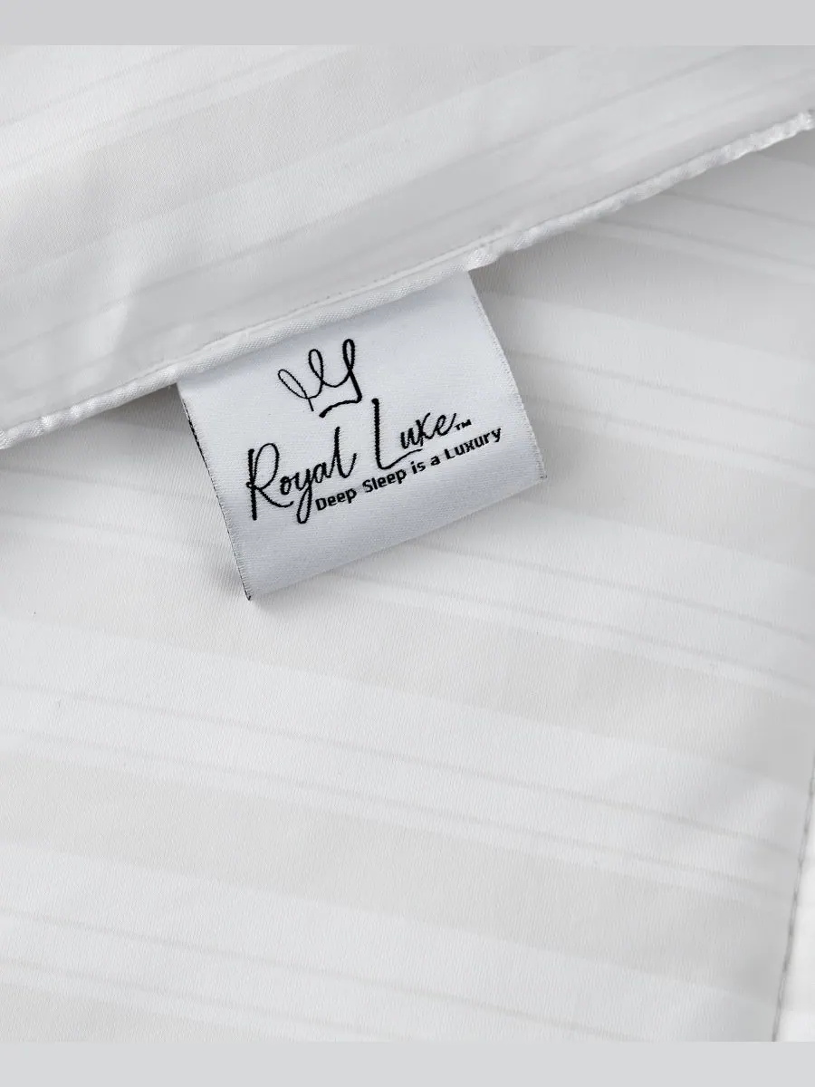 Одеяло Cool Touch с наполнителем из искусственного пуха, размер Full/Queen, Royal Luxe — изображение 4 из 5, белый