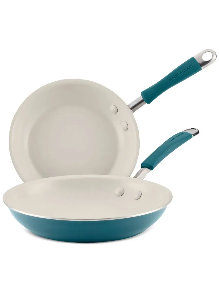 Набор из двух керамических сковородок с антипригарным покрытием Cucina Rachael Ray