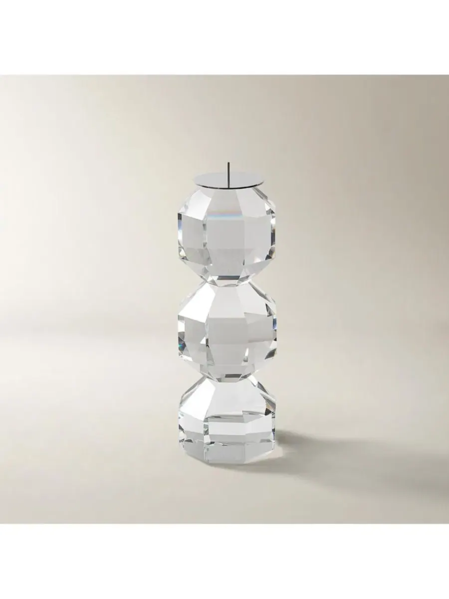 Подсвечник Chiaro Crystal Pillar Holder Z Gallerie — изображение 1 из 3, прозрачный