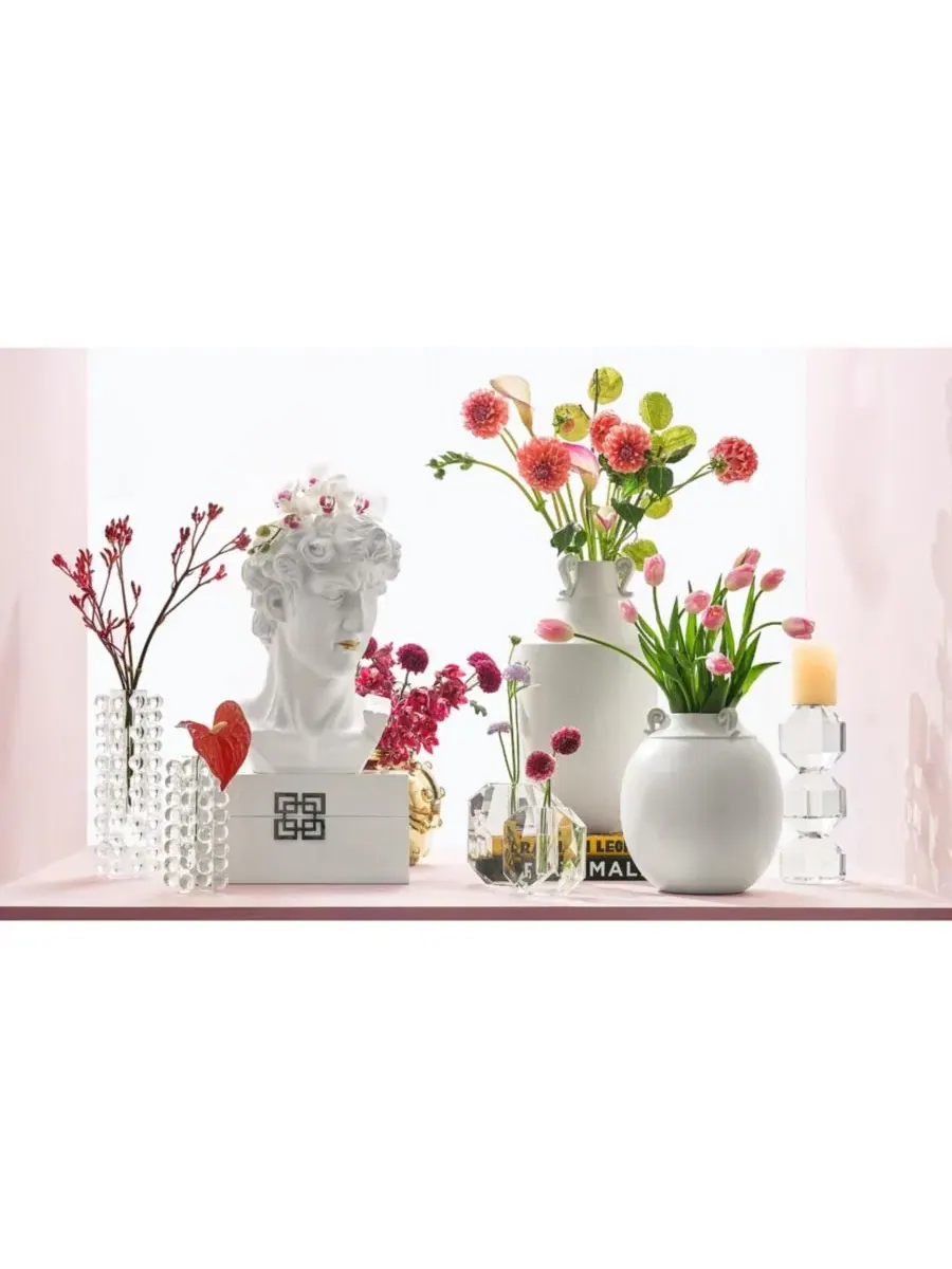 Подсвечник Chiaro Crystal Pillar Holder Z Gallerie — изображение 2 из 3, прозрачный