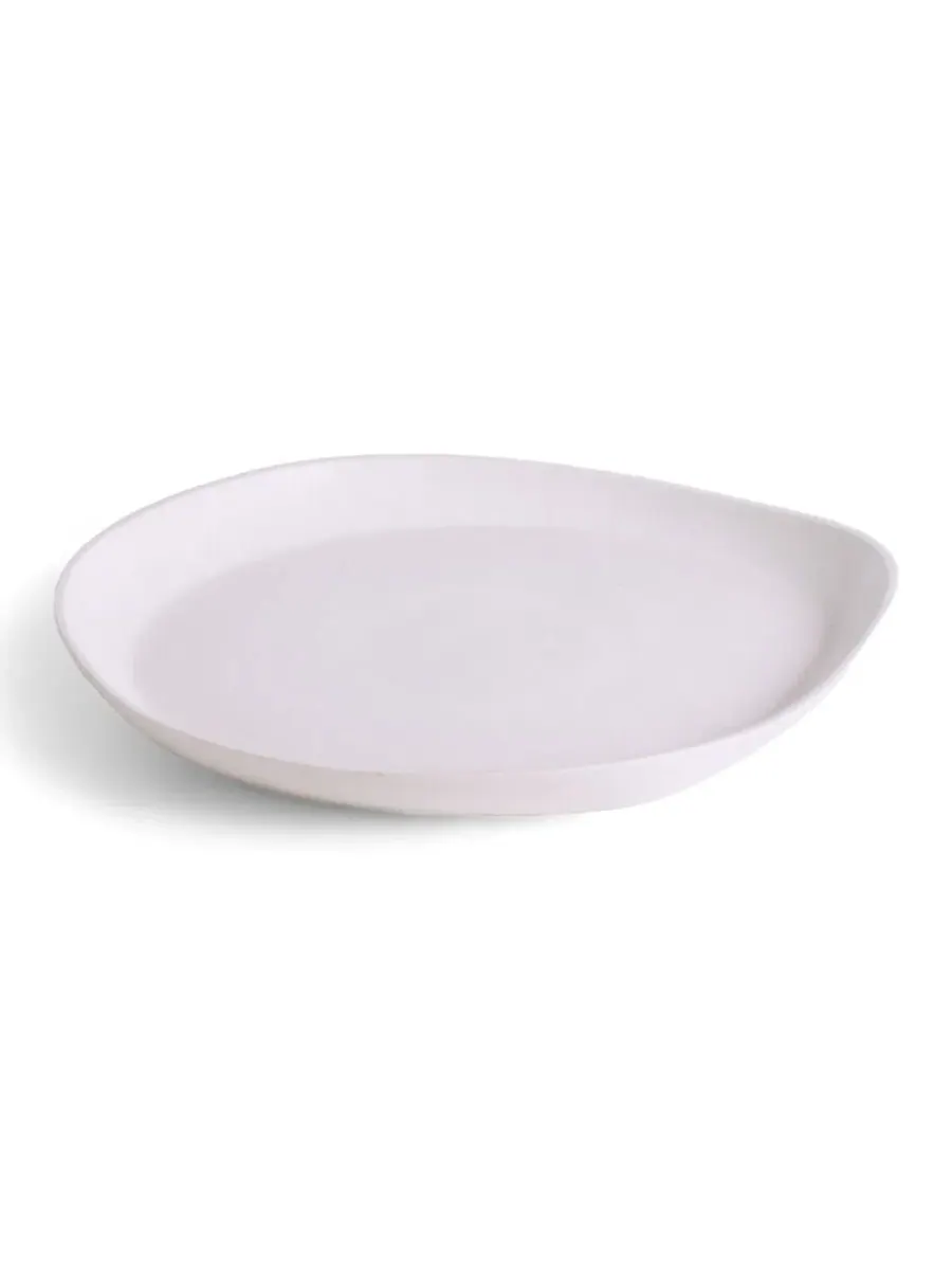 Каменная сервировочная тарелка Round Dadasi Gharyan Stoneware
