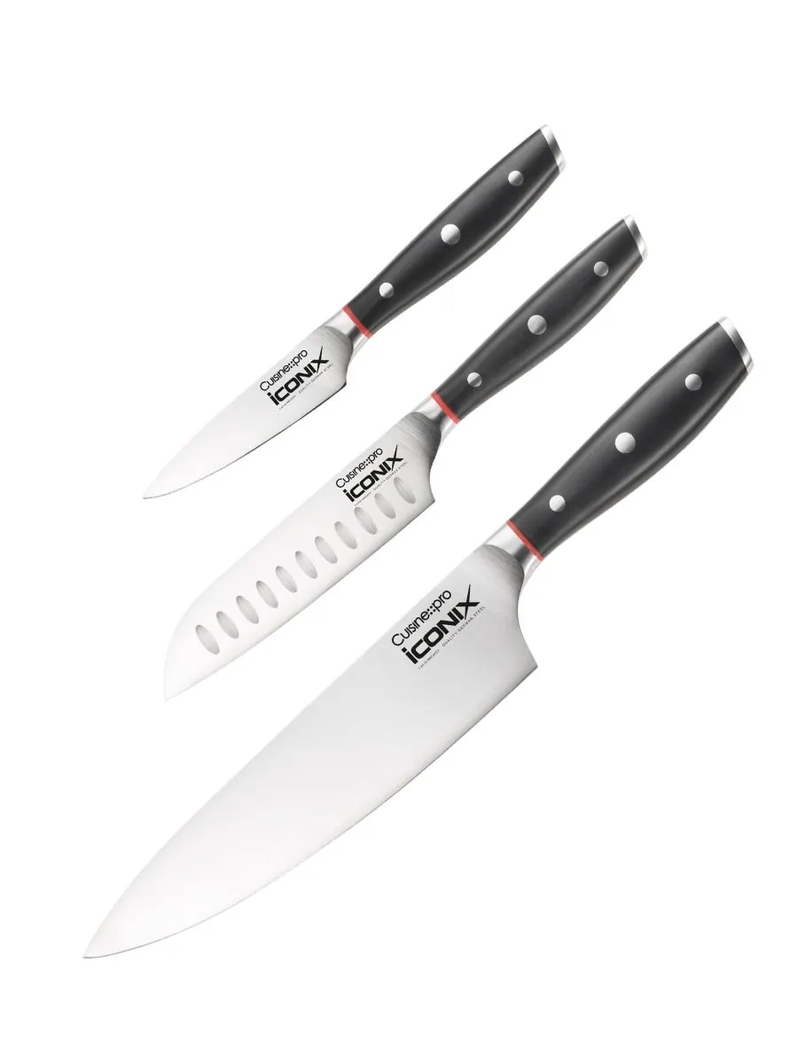 Стартовый набор ножей Iconix, 3 предмета Cuisine::pro, — изображение 2 из 3, нет цвета