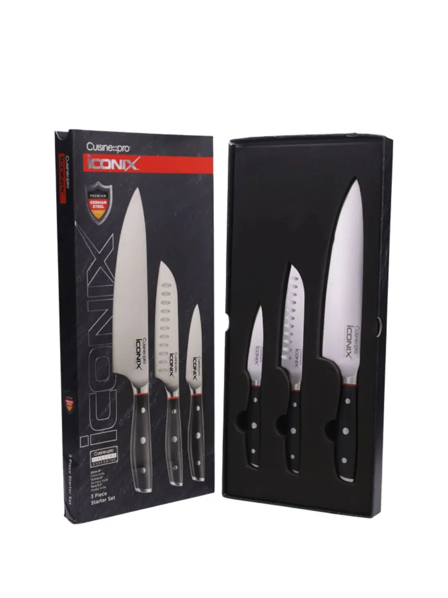Стартовый набор ножей Iconix, 3 предмета Cuisine::pro, — изображение 3 из 3, нет цвета