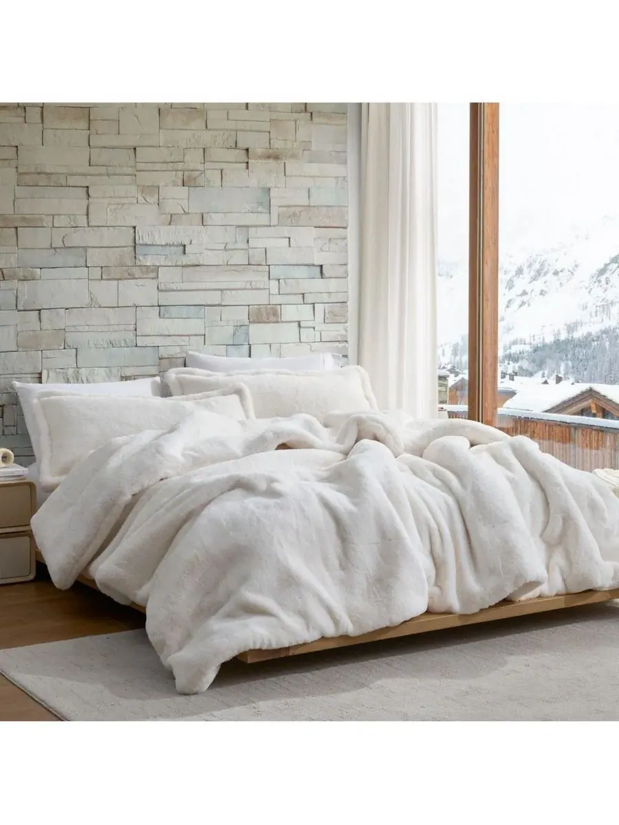 Пуховое одеяло Ice Bear Oversized Comforter Set Coma Inducer — изображение 2 из 4, кремовый белый