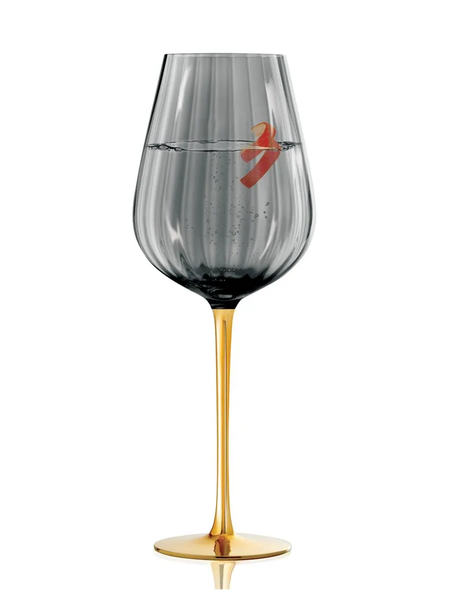 Набор из 2 универсальных бокалов для вина Posh Qualia Glass — изображение 2 из 7, серый