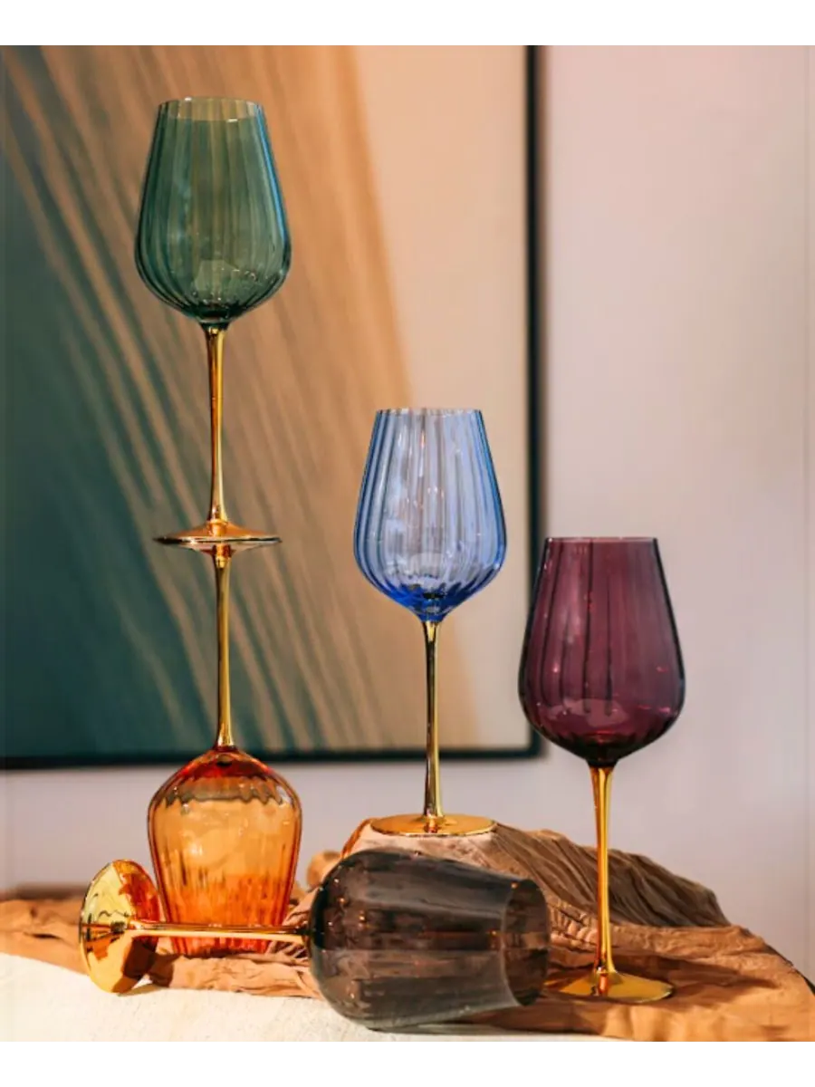 Набор из 2 универсальных бокалов для вина Posh Qualia Glass — изображение 5 из 7, серый