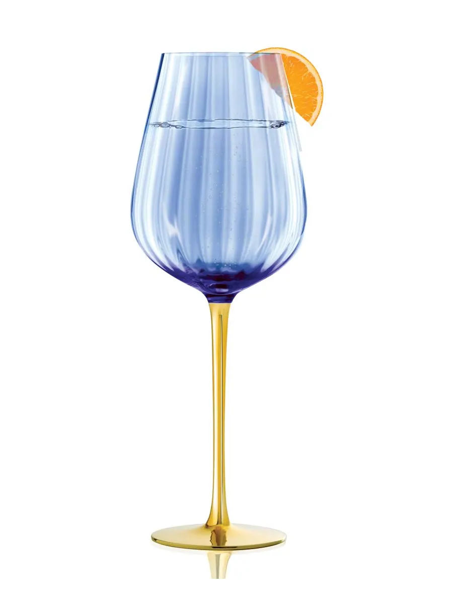 Набор из 2 универсальных бокалов для вина Posh Qualia Glass — изображение 2 из 7, синий