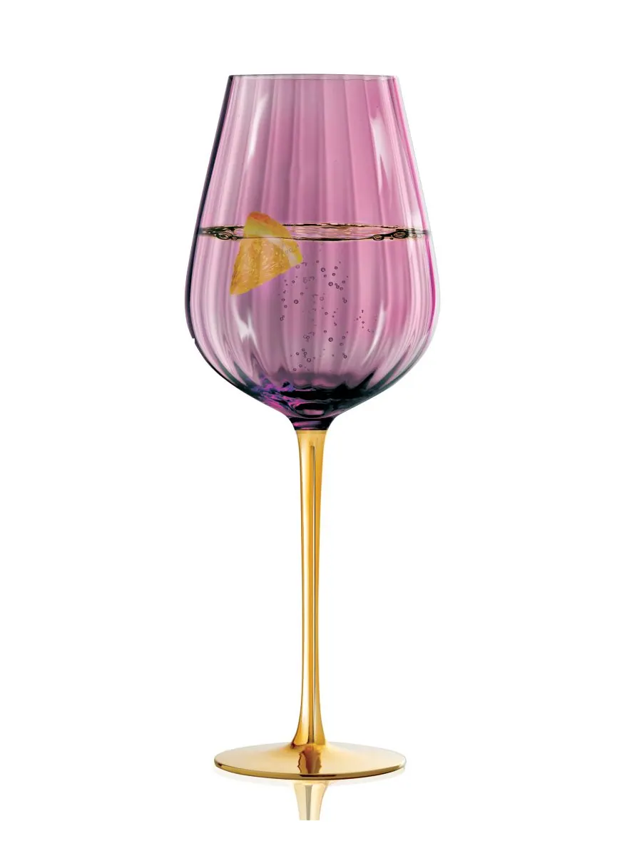Набор из 2 универсальных бокалов для вина Posh Qualia Glass — изображение 2 из 6, фиолетовый