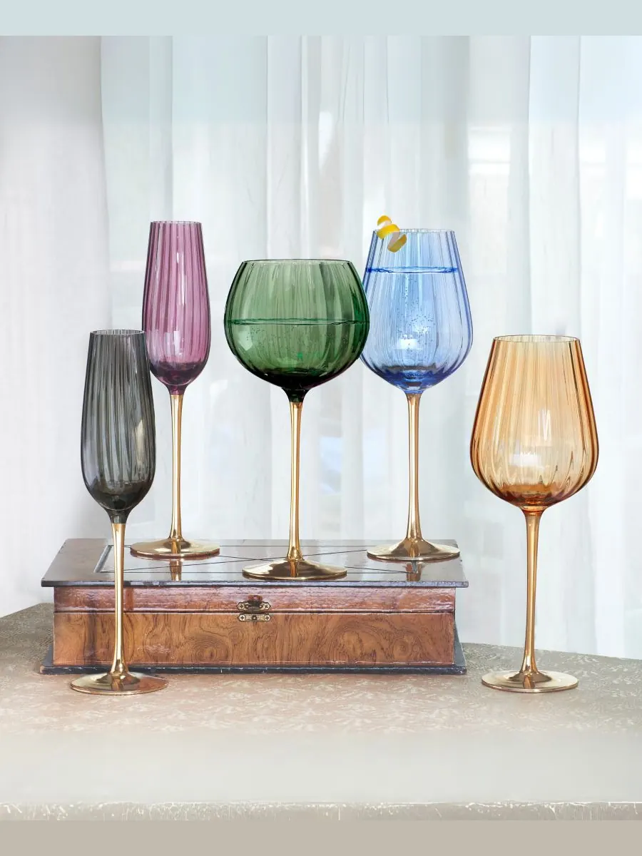 Набор из 2 универсальных бокалов для вина Posh Qualia Glass — изображение 6 из 6, фиолетовый