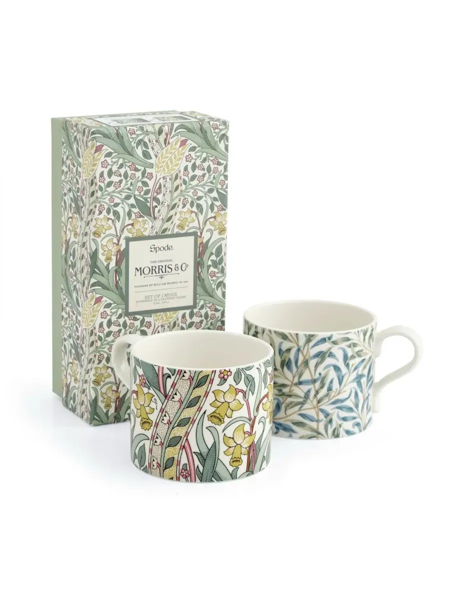 Набор из 2 кружек Morris & Co Spode — изображение 2 из 9, желтый
