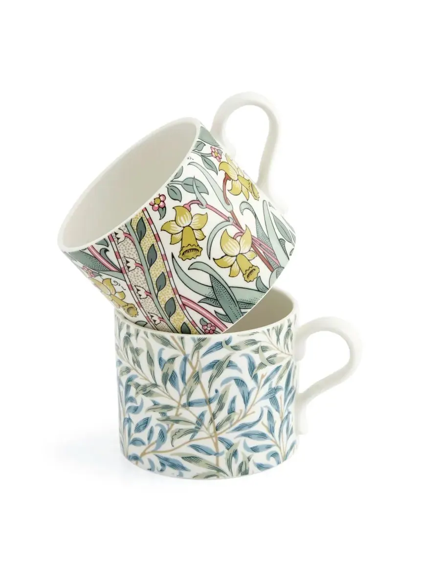 Набор из 2 кружек Morris & Co Spode — изображение 3 из 9, желтый