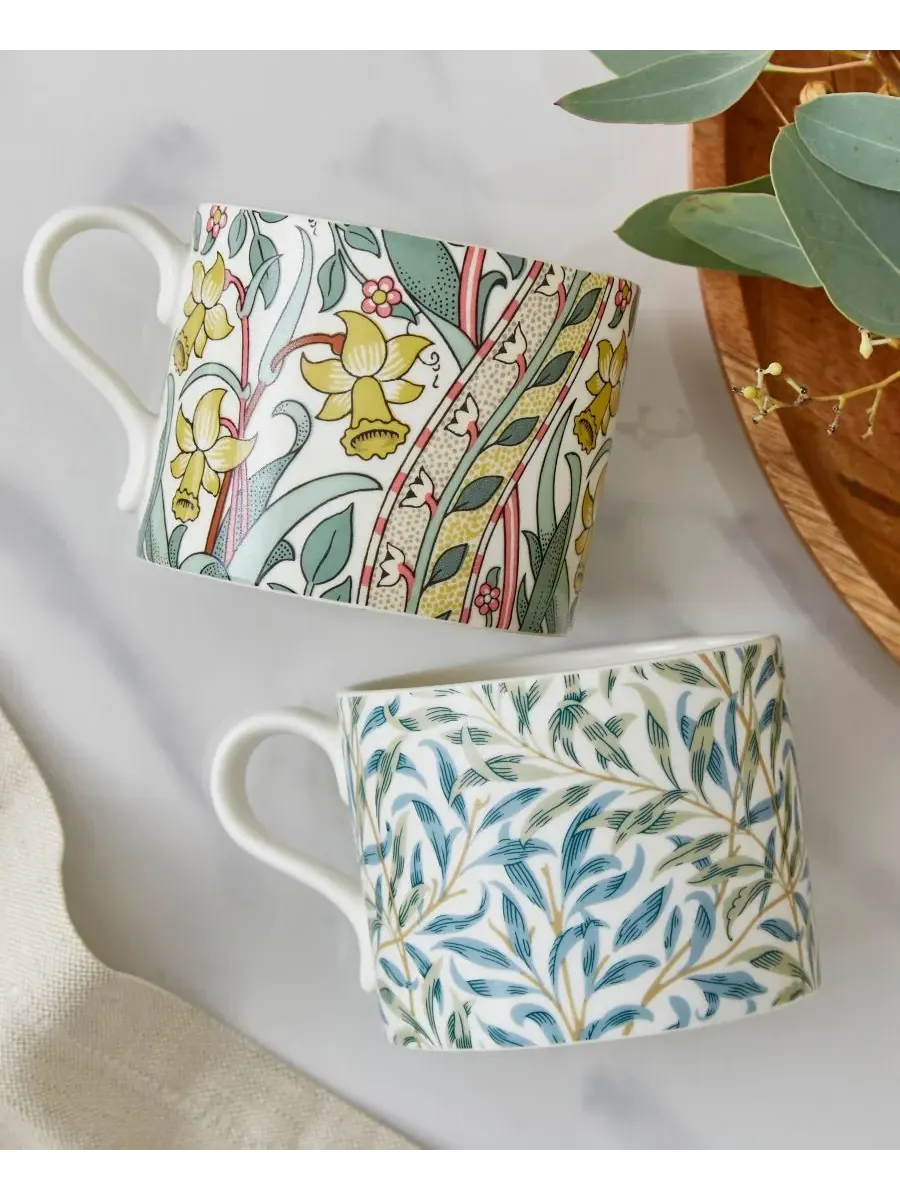 Набор из 2 кружек Morris & Co Spode — изображение 5 из 9, желтый