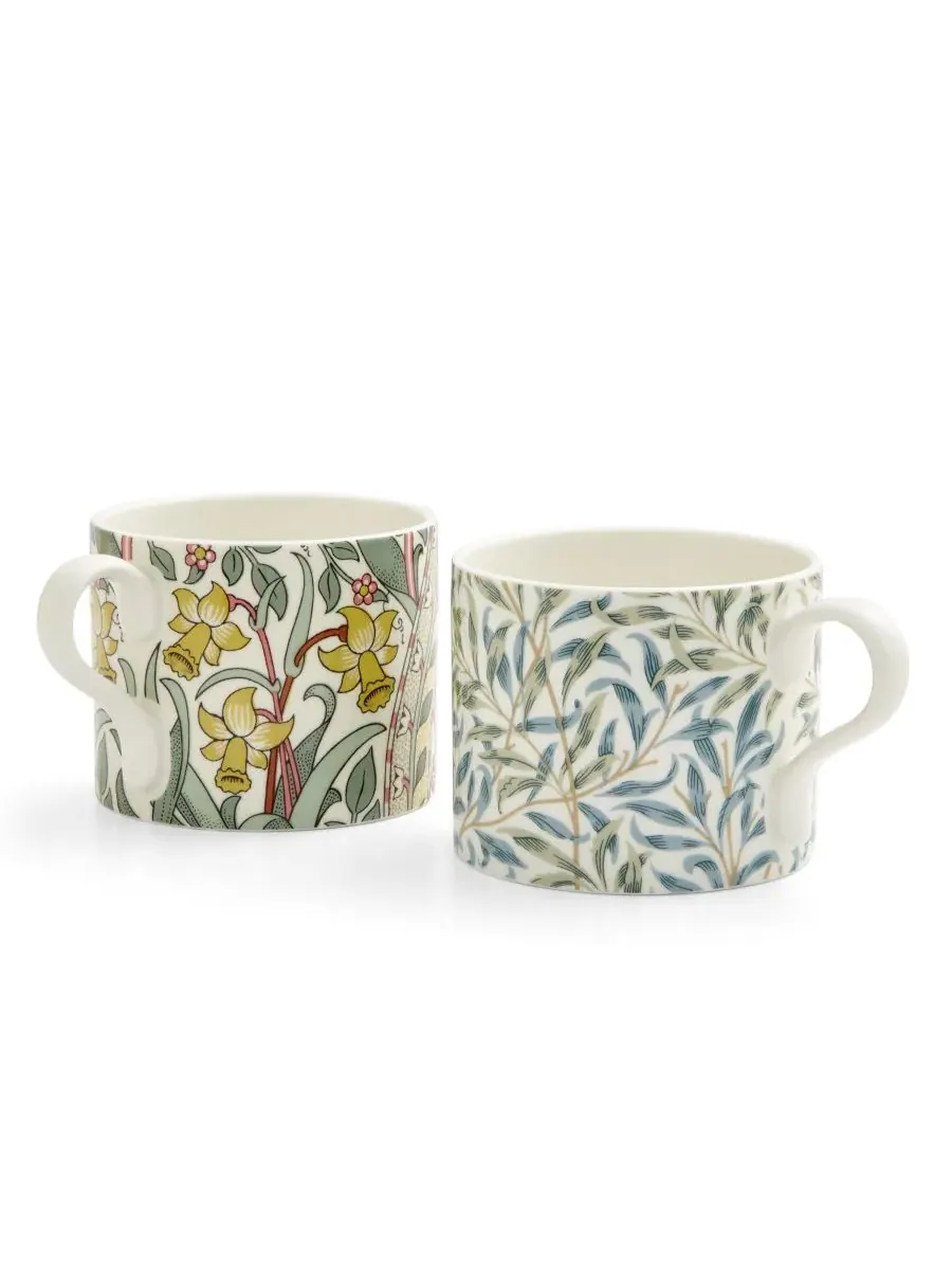 Набор из 2 кружек Morris & Co Spode — изображение 6 из 9, желтый