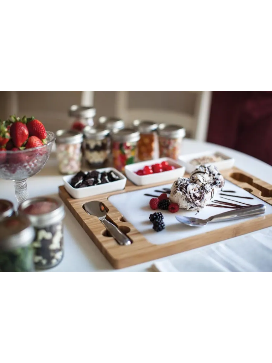Набор для приготовления мороженого Toscana от Parlor Picnic Time — изображение 9 из 10, коричневый