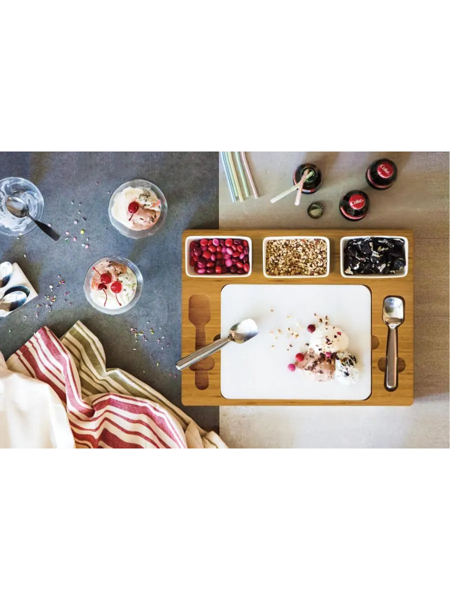 Набор для приготовления мороженого Toscana от Parlor Picnic Time — изображение 10 из 10, коричневый
