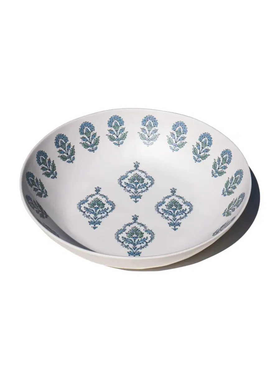 Набор из 6 низких мисок Kashmir NewWave Melamine Abode Homewares — изображение 2 из 4, синий