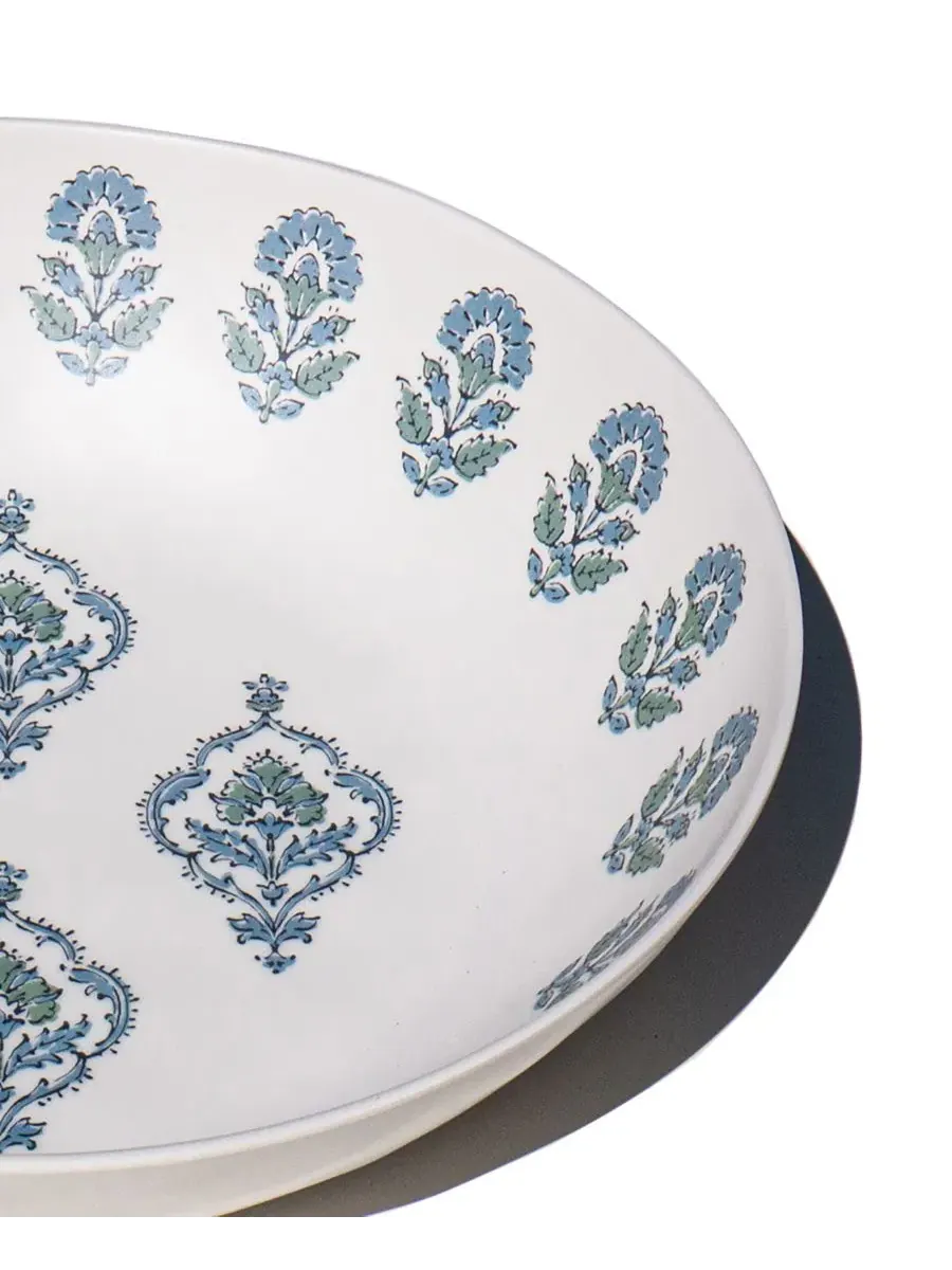 Набор из 6 низких мисок Kashmir NewWave Melamine Abode Homewares — изображение 4 из 4, синий