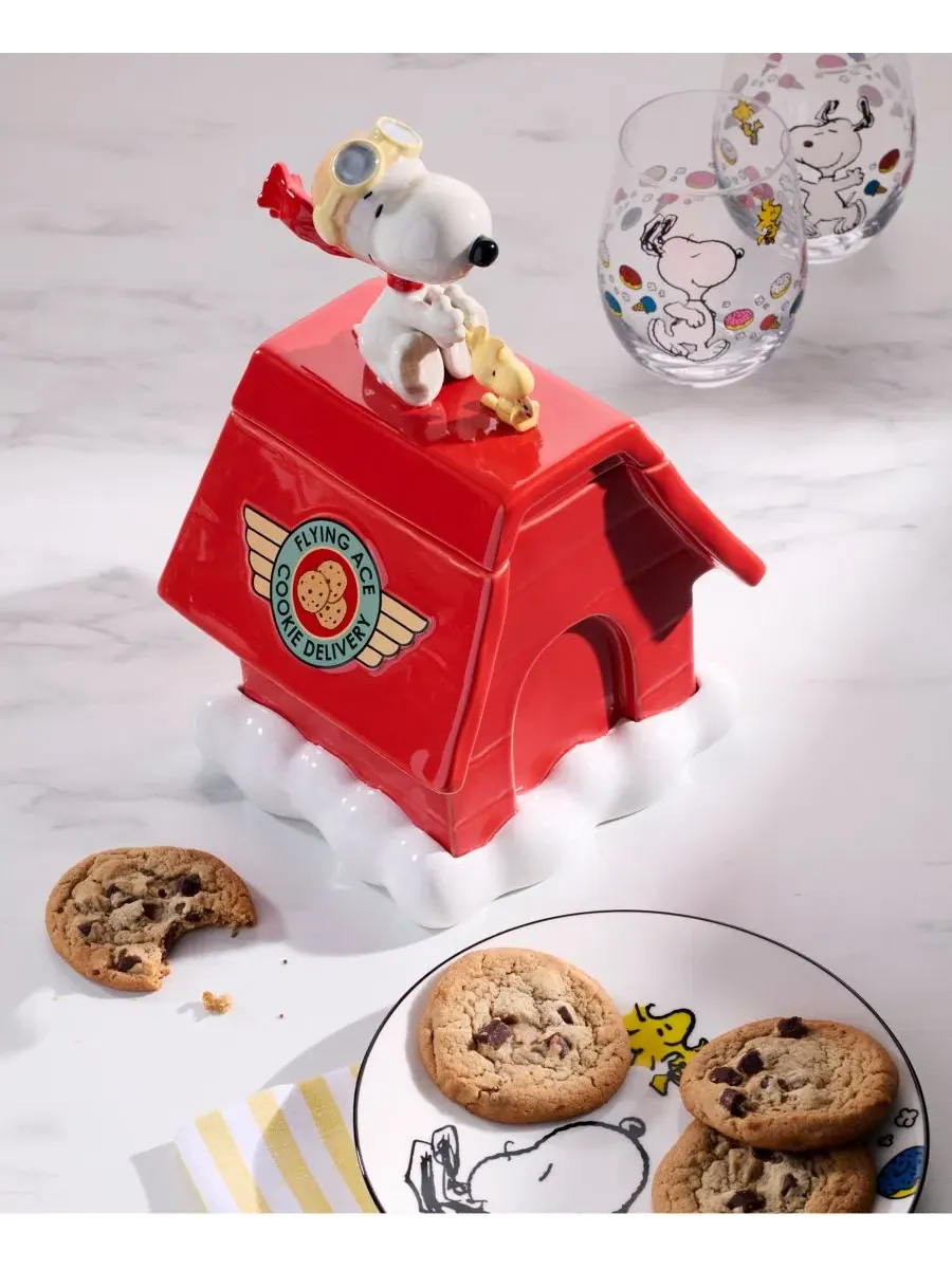 Кувшин для печенья из фарфора Chef Snoopy Lenox — изображение 4 из 7, мульти