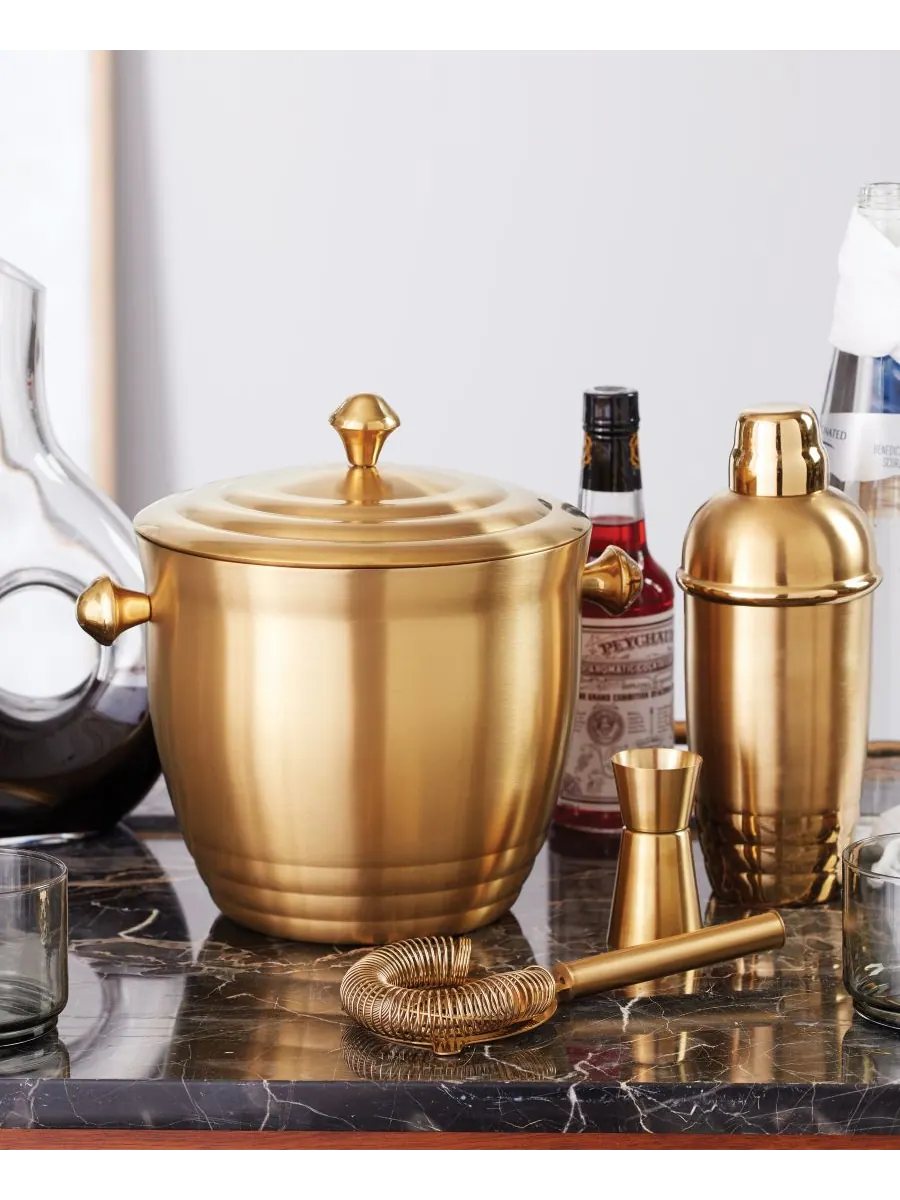 Lenox Набор для приготовления коктейлей Tuscany Classics золотистого цвета — изображение 3 из 4, золотистый
