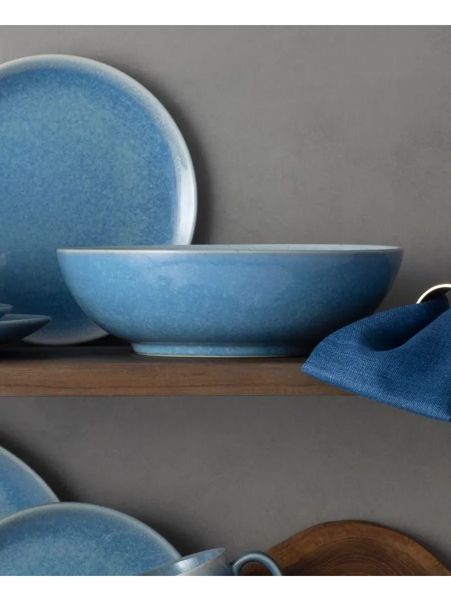 Круглая овощная миска Colorwave Kiln Azure объемом 2 кг Noritake — изображение 4 из 4, синий