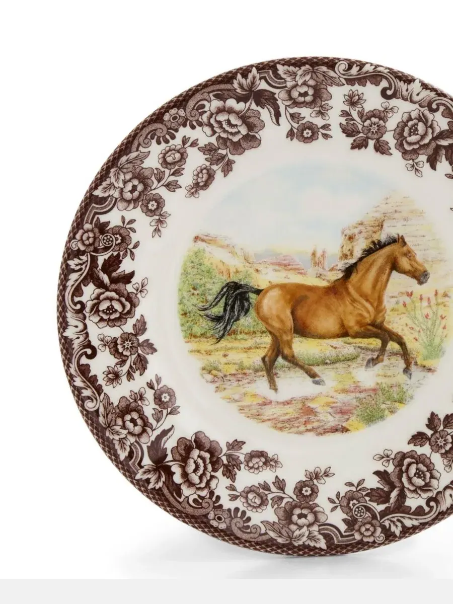 Тарелка для салата American Quarter Horse Spode — изображение 3 из 3, коричневый