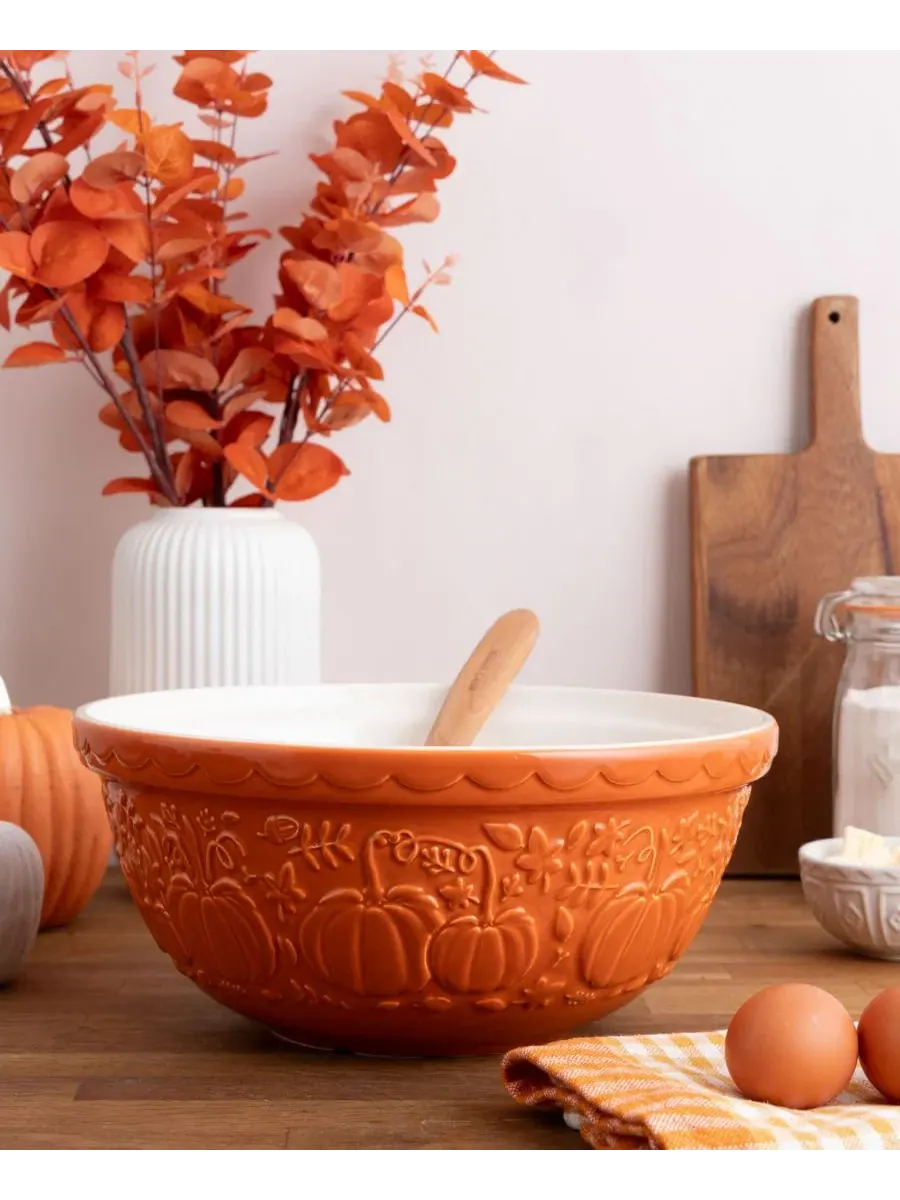 Миска для смешивания Pumpkin Earthenware 4,25 л Mason Cash — изображение 2 из 6, оранжевый