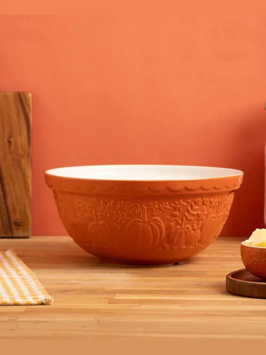 Миска для смешивания Pumpkin Earthenware 4,25 л Mason Cash — изображение 3 из 6, оранжевый