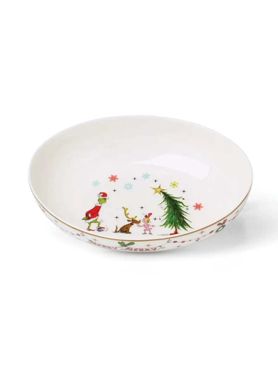 Сервировочная овальная миска Merry Grinchmas Lenox