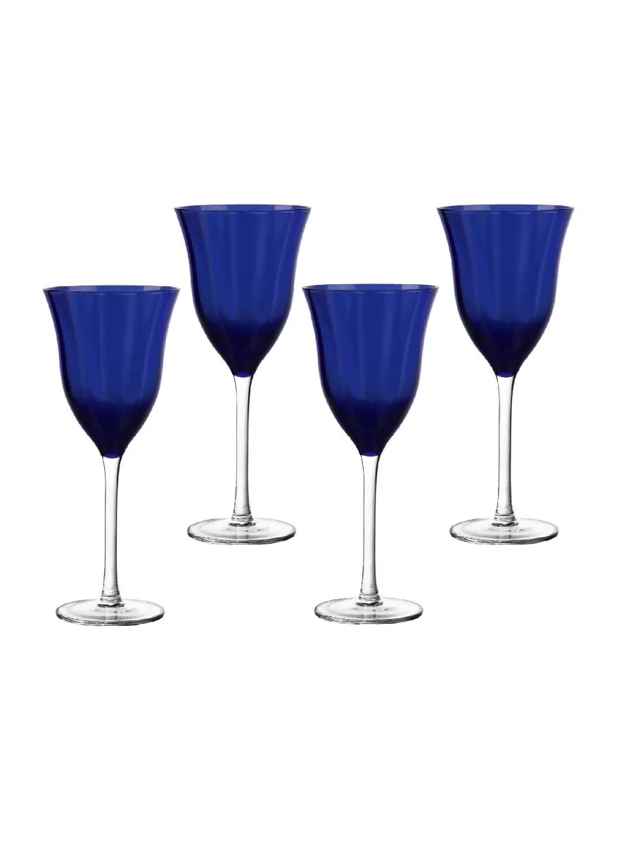 Набор из 4 бокалов для вина Meridian объемом 12 унций Qualia Glass