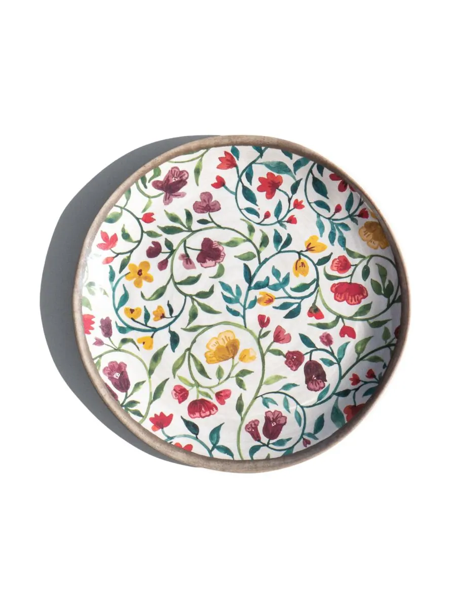 Набор салатных тарелок Garden Vines (6 предметов), на 6 персон Abode Homewares — изображение 2 из 3, бежевый