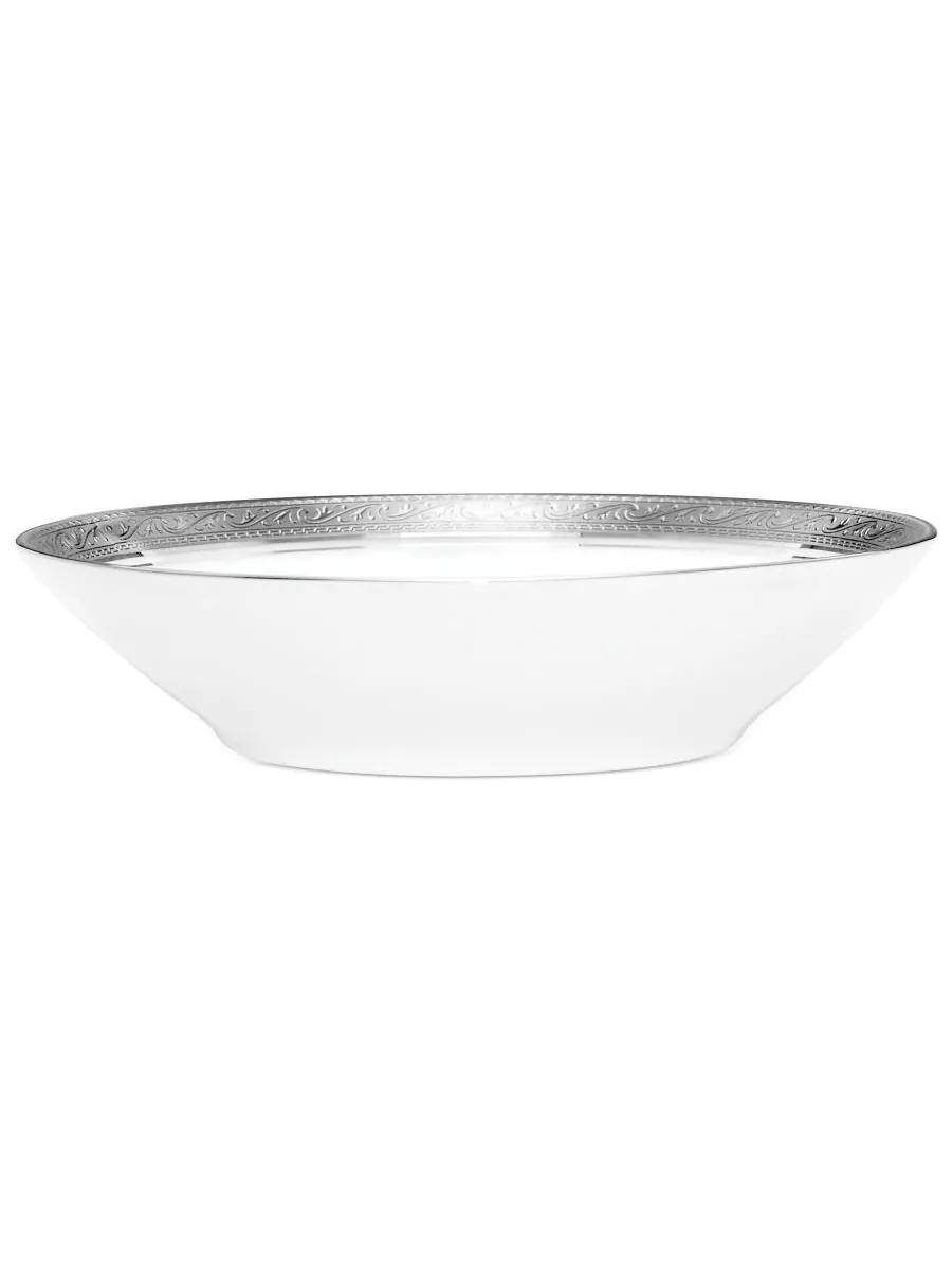 Столовый сервиз, блюдо для фруктов Crestwood Platinum Noritake, — изображение 1 из 2, нет цвета