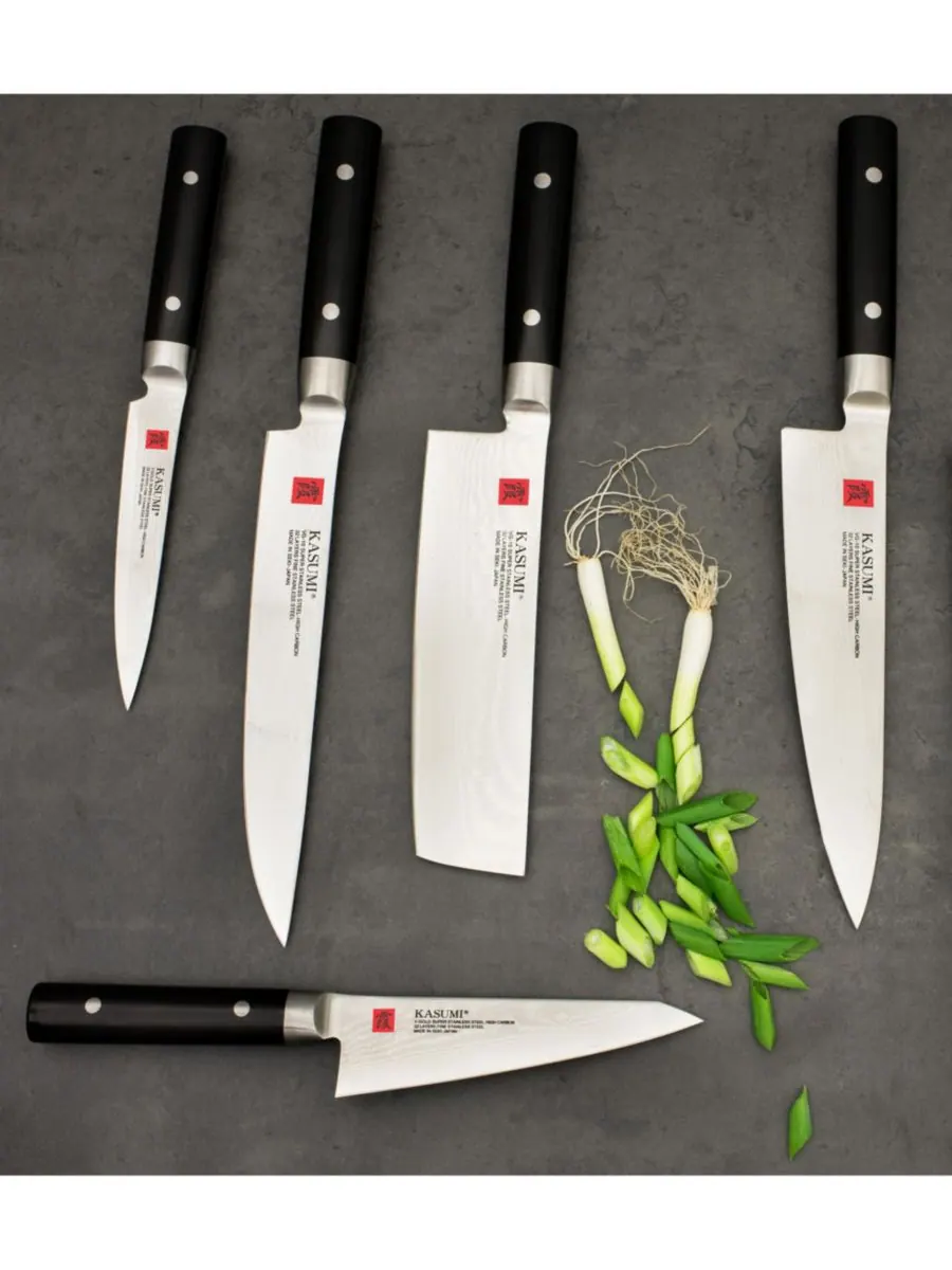 Набор столовых приборов Gyuto из 3 предметов Kasumi — изображение 4 из 7, серебристый